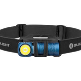 Olight Perun 2 Mini Rechargeable LED Headlamp - 1100 Lumens - Charger Included - Black, Orange, Lime Green,  Blue, and Midnight Blue