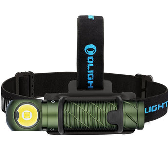 Olight Perun 2 Rechargeable LED Headlamp - 2500 Lumens - CREE XHP50B - Includes 1 x 21700 - Black, Desert Tan, Blue, Clover Gradient (LE), and Dream Blue
