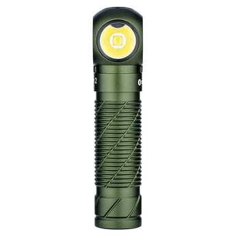 Olight Perun 2 Rechargeable LED Headlamp - 2500 Lumens - CREE XHP50B - Includes 1 x 21700 - Black, Desert Tan, Blue, Clover Gradient (LE), and Dream Blue