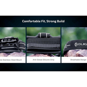 Olight Perun 3 Rechargeable LED Headlamp - 3000 Lumens - Uses 1 x Built-in 21700 - Multiple Color Options