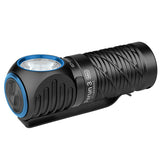 Olight Perun 3 Mini Rechargeable LED Headlamp - 1250 Lumens - Cool White or Neutral White - Includes 1 x 21700 - Optional Charging Case - Black or Orange