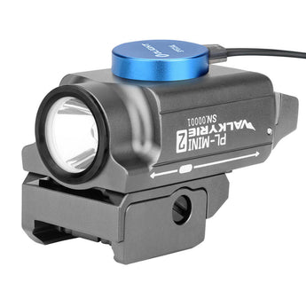 Olight PL-MINI 2 Valkyrie Rechargeable Weapon Light - CREE XP-L W2 - 600 Lumens - Uses Built-in Li-ion Battery Pack - Black and Limited Edition Colors