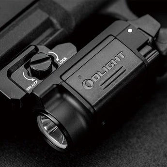 Olight PL Mini 3 Rechargeable LED Weapon Light - 600 Lumens - Uses Built-in 260mAh Li-Poly Battery Pack - Black or Desert Tan