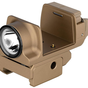 Olight PL Mini 3 Rechargeable LED Weapon Light - 600 Lumens - Uses Built-in 260mAh Li-Poly Battery Pack - Black or Desert Tan