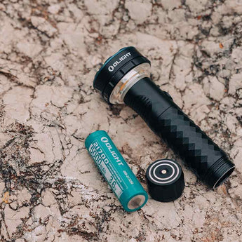 Olight Prowess USB-C Rechargeable LED Flashlight - 5000 Lumens - Includes 1 x 21700 Battery - Black or Orange