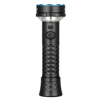 Olight Prowess USB-C Rechargeable LED Flashlight - 5000 Lumens - Includes 1 x 21700 Battery - Black or Orange