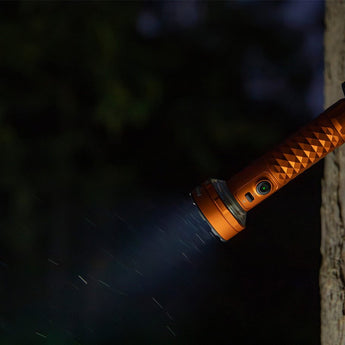 Olight Prowess USB-C Rechargeable LED Flashlight - 5000 Lumens - Includes 1 x 21700 Battery - Black or Orange