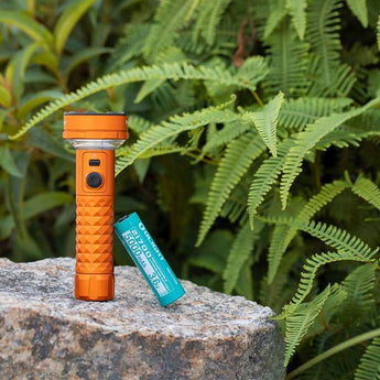 Olight Prowess USB-C Rechargeable LED Flashlight - 5000 Lumens - Includes 1 x 21700 Battery - Black or Orange