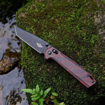 Olight Rubato Folding Knife - Damascus
