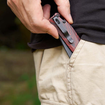 Olight Rubato Folding Knife - Damascus