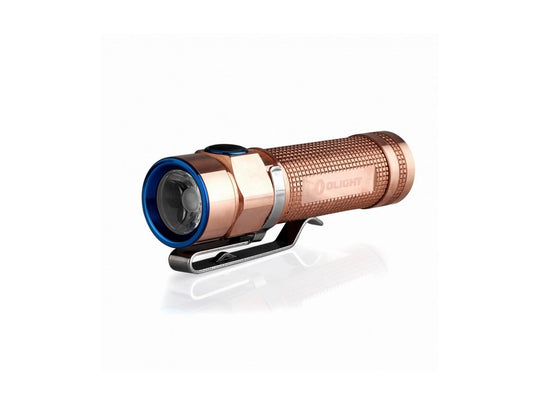 Olight S1A Baton (Limited Edition) Natural Raw Copper Flashlight - CREE XM-L2 LED - 600 Lumens - Uses 1 x 14500 or 1 x AA (Included)