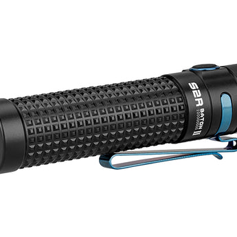 Olight S2R II Rechargeable LED Flashlight - LUMINUS SST-40 - 1150 Lumens - Uses 1 x 18650 (included) - Black or Lime Green (Limited Edition)