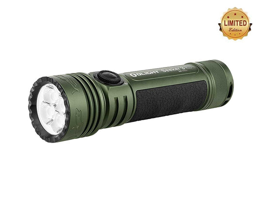 Olight Seeker 3 Pro Rechargeable LED Flashlight - 4200 Lumens - Includes 1 x 5000mAh 21700 - OD Green