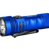 Olight Seeker 4 Mini Rechargeable LED Flashlight - Black, OD Green, Blue, Red, or Limited Edition Titanium