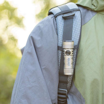 Olight Seeker 4 Mini Rechargeable LED Flashlight - Black, OD Green, Blue, Red, or Limited Edition Titanium