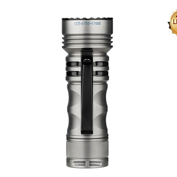 Olight Seeker 4 Mini Rechargeable LED Flashlight - Black, OD Green, Blue, Red, or Limited Edition Titanium