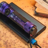 Olight Seeker 4 Pro Rechargeable LED Flashlight - 4600 Lumens - Cool White or Neutral White - Includes 1 x 21700 - Multiple Color Options