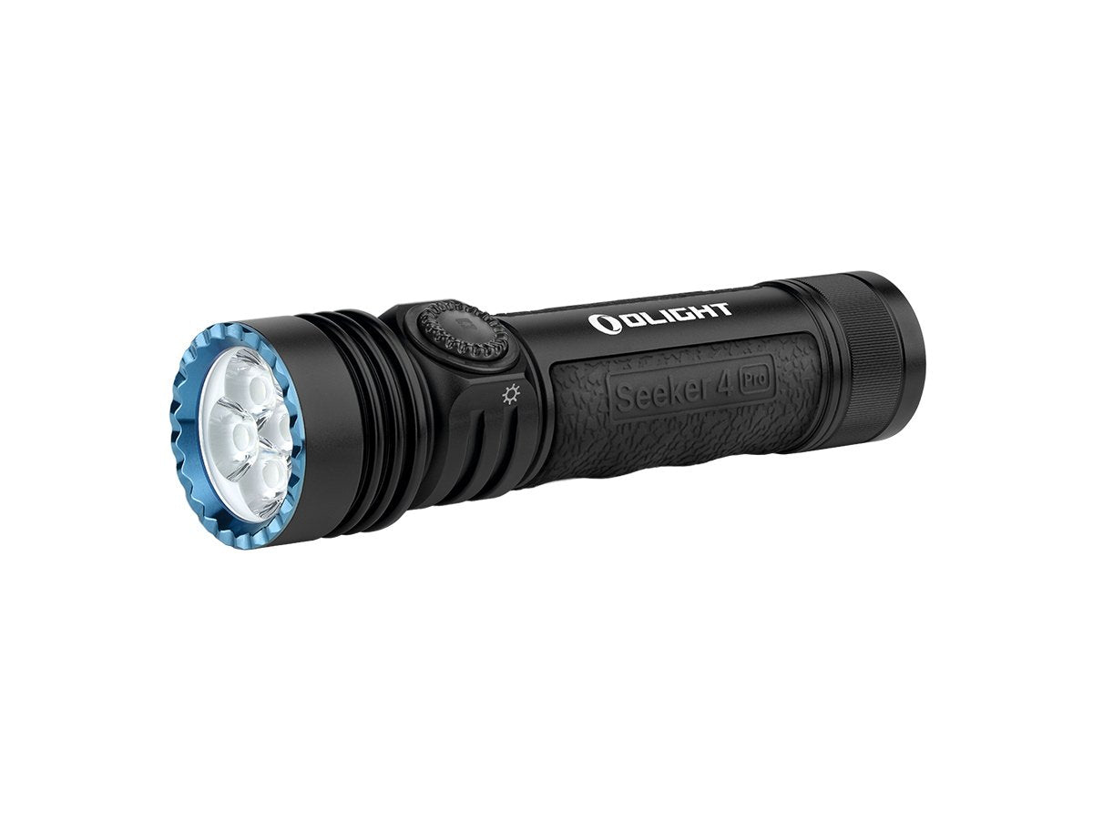 Olight Seeker 4 Pro Rechargeable Flashlight 4600 Lumens Black