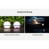 Olight Sphere C Rechargeable LED Lantern - 75 Lumens - Uses Built-in 700mAh Li-ion Battery Pack - Clear or Stellar Sky