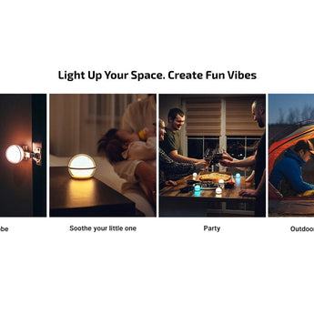 Olight Sphere Rechargeable RGB LED Lantern - 75 Lumens - Uses Built-in 700mAh Li-ion Battery Pack - Multiple Color Options