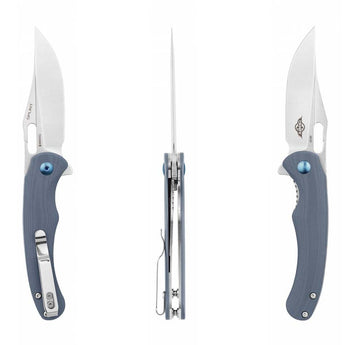 Olight Splint Folding Knife - 3.96 Inch Blade - Straight Edge - G10 Handle - Gray or Black