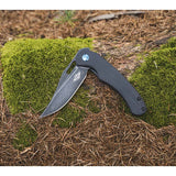 Olight Splint Folding Knife - 3.96 Inch Blade - Straight Edge - G10 Handle - Gray or Black