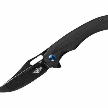 Olight Splint Folding Knife - 3.96 Inch Blade - Straight Edge - G10 Handle - Gray or Black