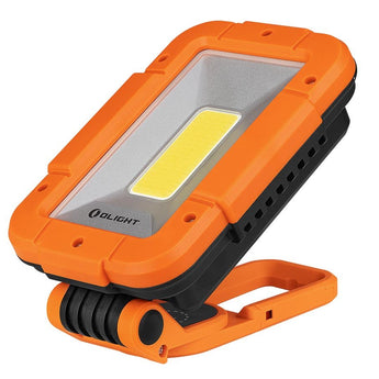 Olight Swivel Pro Max USB-C Recharegeable Work Light - 1600 Lumens - Uses Built-In 10400mAh Li-ion Battery Pack - Orange or Moss Green