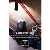 Olight Swivel Pro USB-C Recharegeable Work Light - 1100 Lumens - Uses Built-In 5200mAh Li-ion Battery Pack - Orange