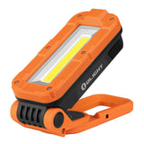 Olight Swivel Pro USB-C Recharegeable Work Light - 1100 Lumens - Uses Built-In 5200mAh Li-ion Battery Pack - Orange
