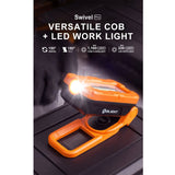 Olight Swivel Pro USB-C Recharegeable Work Light - 1100 Lumens - Uses Built-In 5200mAh Li-ion Battery Pack - Orange