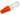 Olight TW1-O Orange Flashlight Traffic Wand - Fits S1, S1A, S1R, S1 Mini