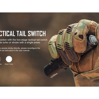 Olight Warrior 3S Rechargeable LED Tactical Flashlight - 2300 Lumens - Includes 1 x 21700 - Black, OD Green, and Various Other Colors