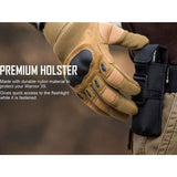 Olight Warrior 3S Rechargeable LED Tactical Flashlight - 2300 Lumens - Includes 1 x 21700 - Black, OD Green, and Various Other Colors