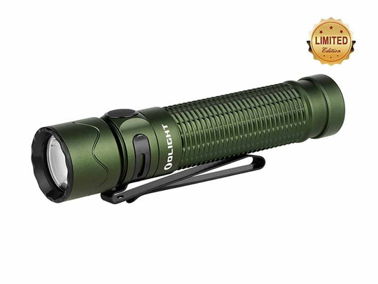 Olight Warrior Mini 2 Rechargeable LED Flashlight - 1750 Lumens - Includes 1 x 18650 - OD Green