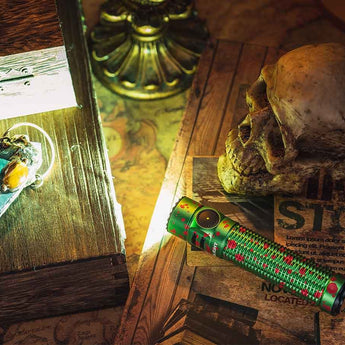 Olight Warrior Mini 3 Rechargeable LED Flashlight - 1750 Lumens - Includes 1 x 18650 - Black, Forest Gradient, Midnight Horizon, Desert Tan, or Zombie Green