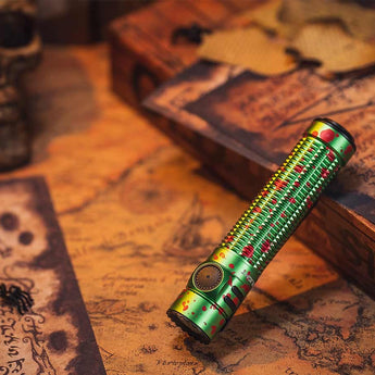 Olight Warrior Mini 3 Rechargeable LED Flashlight - 1750 Lumens - Includes 1 x 18650 - Black, Forest Gradient, Midnight Horizon, Desert Tan, or Zombie Green