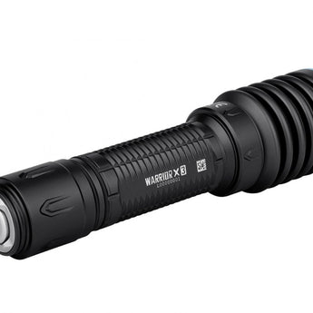 Olight Warrior X 3 Rechargeable Tactical LED Flashlight - 2500 Lumens - Includes 1 x 21700 - Black or Gunmetal Gray