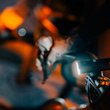 Olight ZX USB-C Rechargeable LED Bike Light - 220 Lumens - Uses Built-in 1400mAh Li-ion Battery Pack