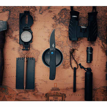 Olight Chital Folding Knife - G10 Handle - D2 Blade - Black