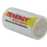 Tenergy 20400 C-cell 3000mAh 1.2V Nickel Cadmium (NiCd) Button Top Battery - Bulk