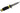 Underwater Kinetics Blue Tang Titanium 30061 Fixed Blade Dive Knife - 5-inch Straight/Serrated, Drop Point - Black with Yellow Accents