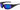 Wiley X WX Rush Active Sunglasses Rx Ready with High Velocity Protection - Gloss Black Frame with Polarized Blue Mirror (Green) Lenses (ACRUS04)