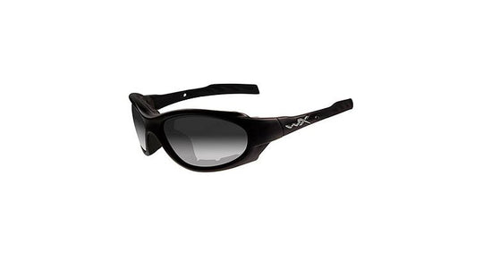 Wiley X XL-1 Advanced Changeable Sunglasses Rx Ready with High Velocity Protection - Matte Black Frame with LA Light Adjusting Smoke Grey Lenses (297)