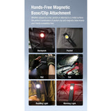 Klarus E5 USB-C Rechargeable EDC LED Flashlight - 470 or 600 Lumens - Uses Built-in 450mAh Li-ion Battery Pack - Multiple Color Options