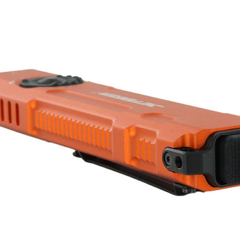 JETBeam E26 UV Kunai USB-C Rechargeable LED Flashlight - 2000 Lumens - Luminus SST40 - Uses Built-in 1700mAh Li-Poly Battery Pack - Military Grey, Military Green, Orange