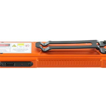 JETBeam E26 UV Kunai USB-C Rechargeable LED Flashlight - 2000 Lumens - Luminus SST40 - Uses Built-in 1700mAh Li-Poly Battery Pack - Military Grey, Military Green, Orange