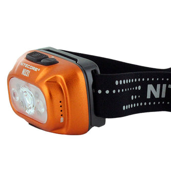 Nitecore NU31 USB-C Rechargeable LED Headlamp - 550 Lumens - Uses Built-in 1800mAh Li-ion Battery Pack - Grey, Blue, or Orange