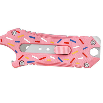 Olight Otacle Utility Knife - G10 Handle - Blue, Olive Green, Orange, Yellow, Stars and Stripes, Carbon Fiber, or Doughnut