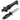 Underwater Kinetics 30054 Blue Tang HYDRALLOY Knife- 5in Double Edge Blade - Blunt Tip - Black - Sheath Included